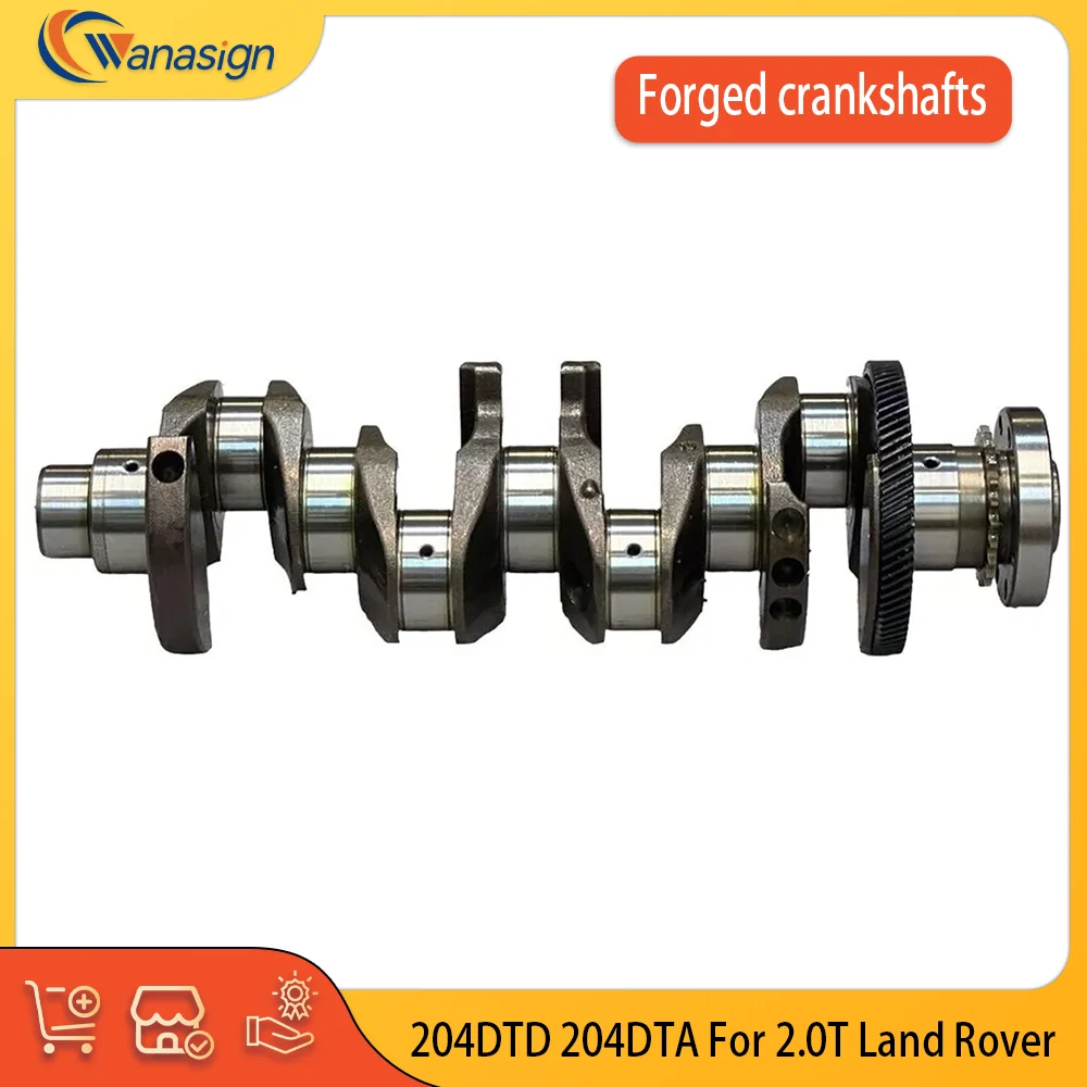 AUTO ENGINE PARTS forged crankshaft FIT FOR JAGUAR LAND ROVER 2.0L L4 2.0T Diesel 2015-2024 204DTD 204DTA