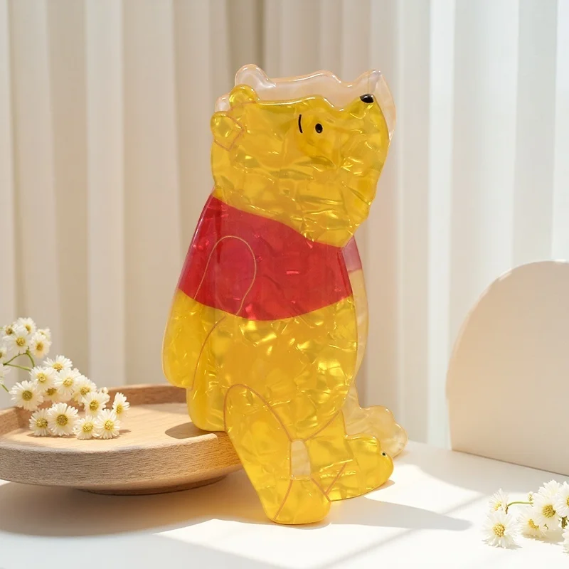 Милый коготь для волос Винни-Пуха Диснея, многофункциональный аксессуар для волос, коготь для волос