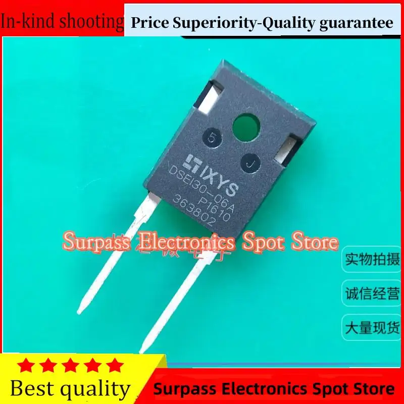 

10PCS-100PCS DSEI30-06A DSEI30-06A 30A/600V Price Superiority-Quality guarantee