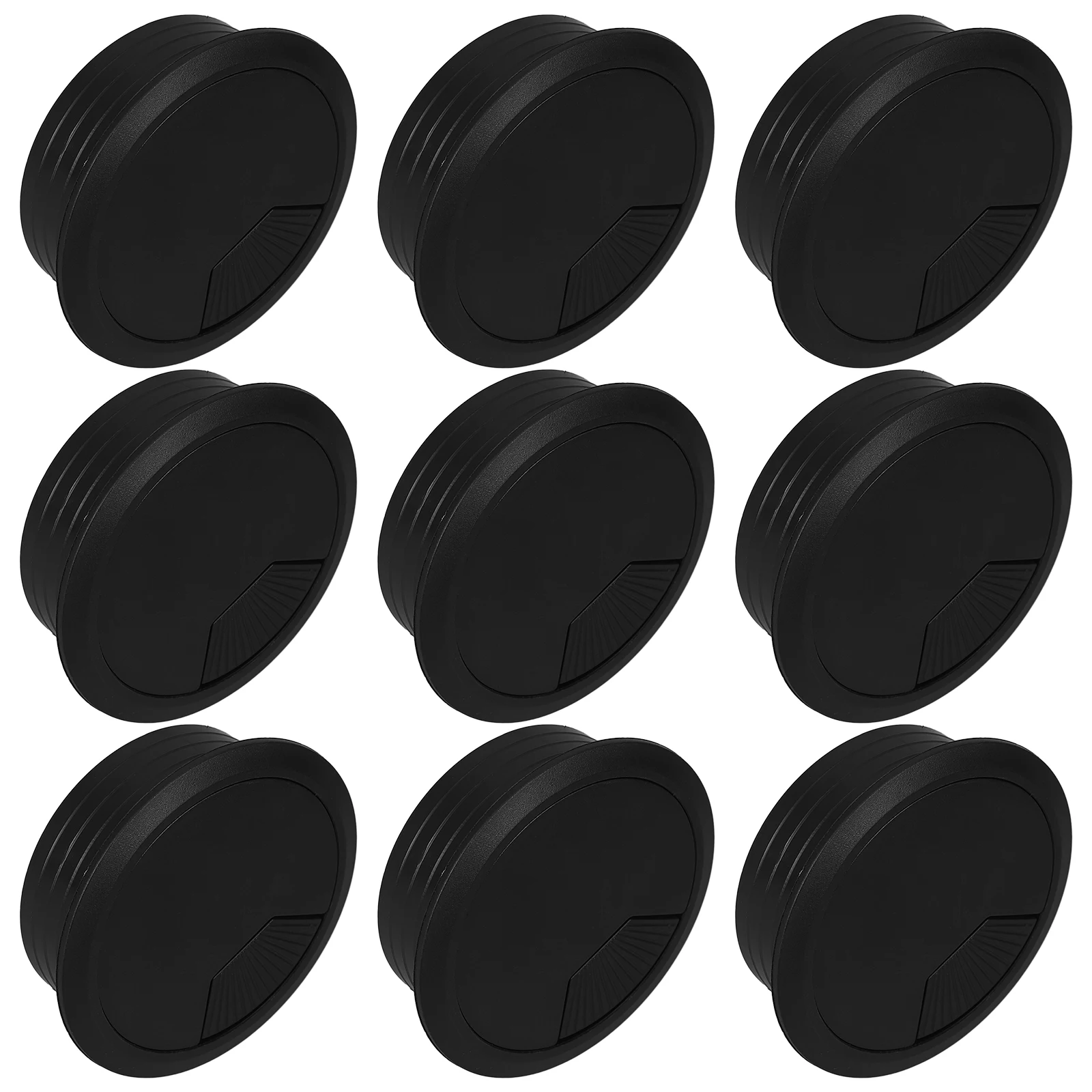 

9 Pcs Cable Sealing Grommets 60mm Diameter White Desk Office Workbench Hole Covers Computer Cables Organization Durability Easy