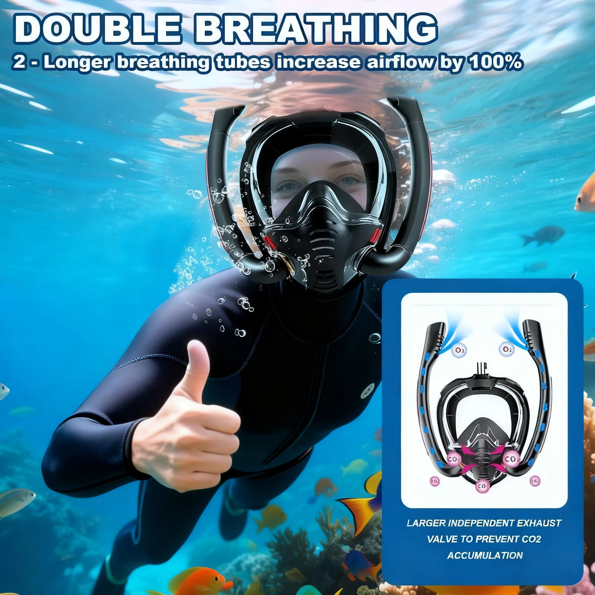 Full Face Snorkeling Mask 6