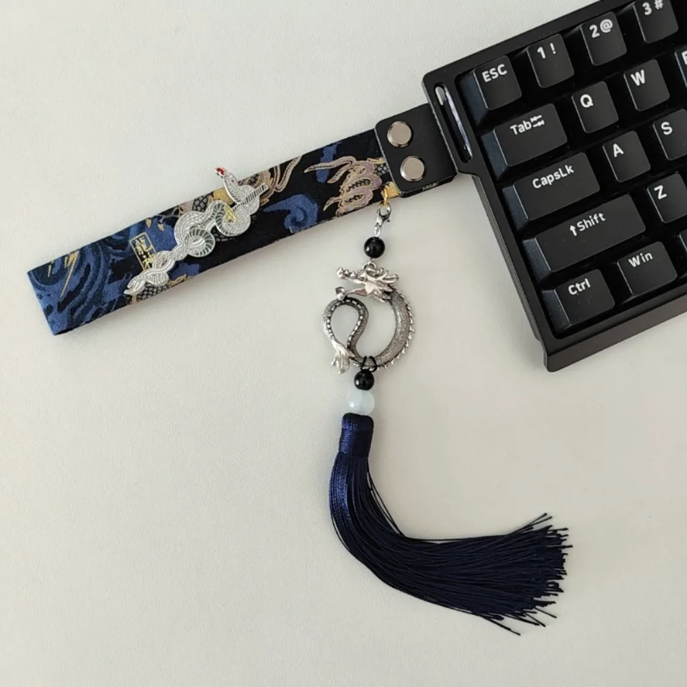

Chinese Retro Style for Wooting Decoration Keyboard Ribbon Personalization Customized Modification Gaming Accessories Gifts