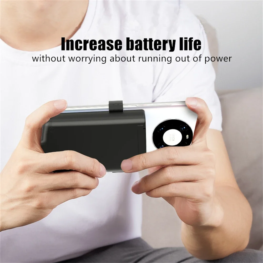 10000mAh Power Bank Cover For Xiaomi Samsung Huawei VIVO OPPO OnePlus Moto Google Universal Battery Case Portable Type-C Charger
