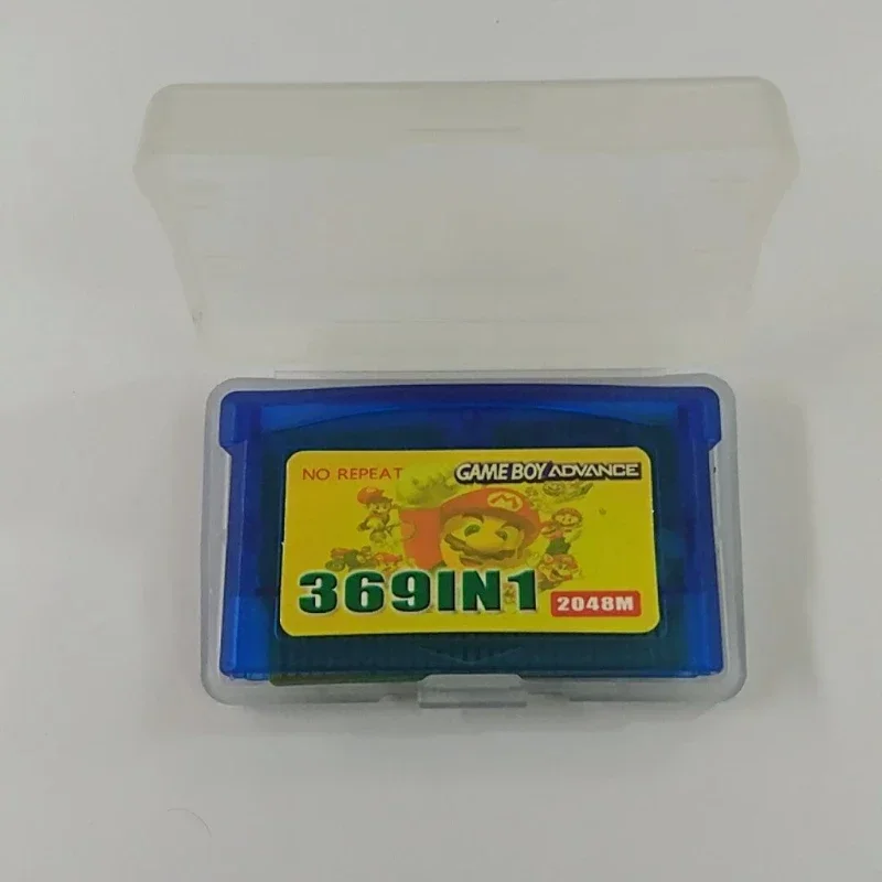 Super Mario Bros GBA Game Cartridge Card Anime 369 In 1 Game Boys Advance Games Sereis Game for GBA GBASP NDS IDS NDSL IDSL Gift