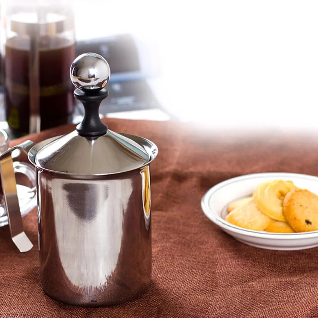 Milk jug coffee stirrer latte art milk mug high quality stainless silver