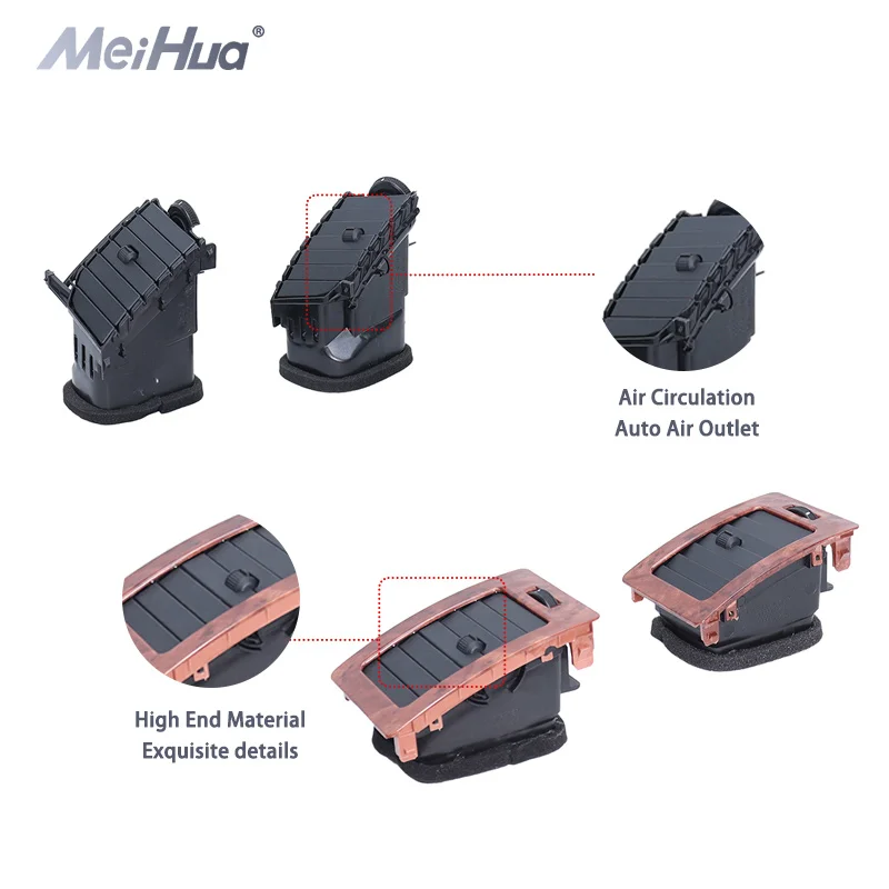 Nuovo 2008-2014 Toyota Hilux Kit interni di lusso ABS Uscita aria condizionata Accessori interni per auto in legno