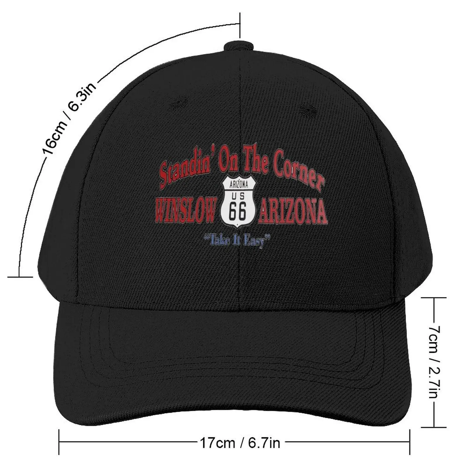 Standing On The Corner in Winslow Arizona Baseball Cap Sun Hat For Children fashionable Golf Women's Beach Outlet Men's