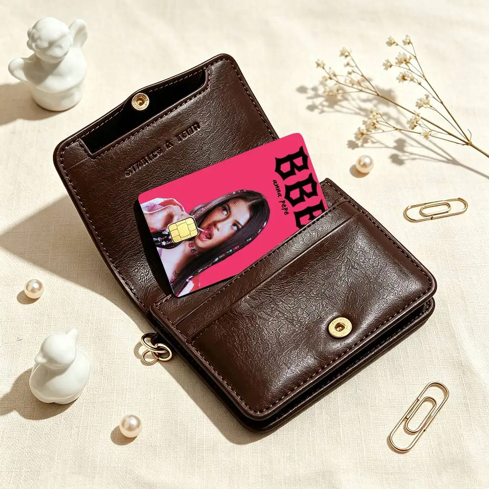 A-ANNA Pepe VERA-BADDIE Credit Card HD Stickers Game Card Decal Small Chip Waterproof Sticker Gift