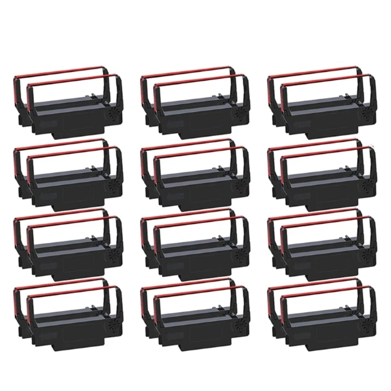 24Pcs ERC30 ERC-30 30 34 38 B/R for Ribbon Cartridge for Epson ERC30/ERC34/ERC38, TM-U220, Bixolon GRC-220BR, M188B N2UB