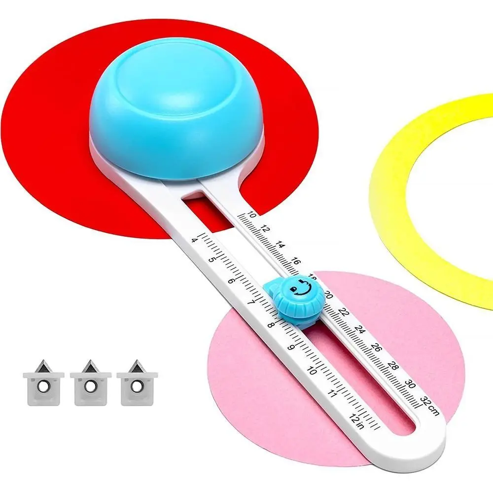 Handicraft Circular Paper Cutter Cards Cutters DIY Craft Circle Cutter Paper-Cutting Compass Circle Cutter DIY Scrapbooking