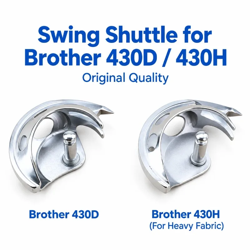 HENVOR Swing Shuttle and Shuttle Race for 1850 1900A 430D 430H Industrial Sewing Machine, Replacement Sewing Parts