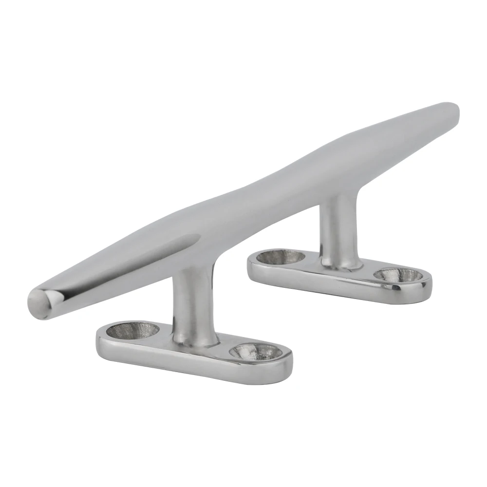 4/5/6 inch Boat Dock Mooring Cleats 316 Stainless Steel Lightweight Bollards Hollow Cleat Marine Hardware Boat Accessories