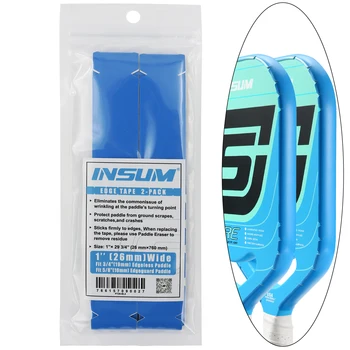 أشرطة حماية مجداف كرة البيسبول من INSUM قطع مسبقًا على شكل حرف V 20/23/26 مم أشرطة حماية بلون سادة لجميع حواف السُمك