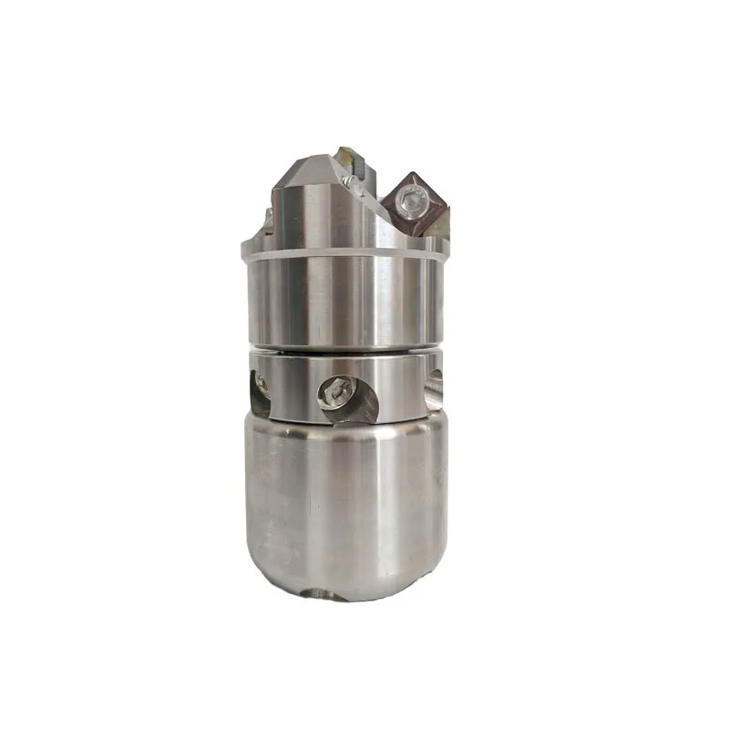 Rotating High Pressure Nozzle Stainless Steel Ceramic Tip Sewer Truck Cement Grease Hard Debris Pipe Dredging Cleaning Accessory