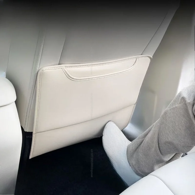 Für GWM ORA 5 2026 2027 Rücksitz Anti-Kick-Schutzpolster Staubdicht Wasserdicht Sitzrückenpolster Auto Leder Innenzubehör – Detail 2