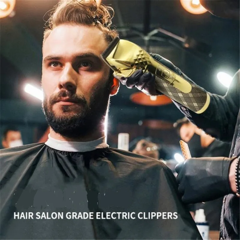 Electric Barber Clipper Cordless Professional Hair Trimmer For Men Head Haircut Machine Fading Style Zero Gap Precision Shaver