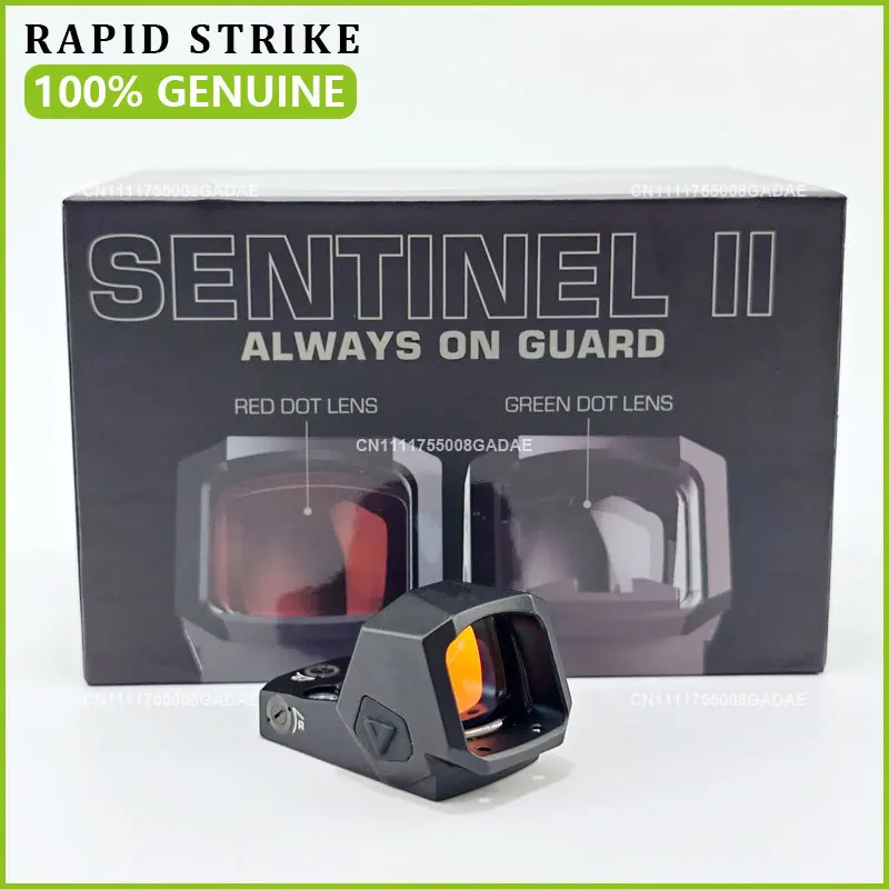 【GENUINE】SENTINEL II Ultra-Compact 3 MOA Red Dot Sight 1x20MM RMSC Footprint G43X/G48X/P365XL/Hellcat Pistol Handgun Optic Sight