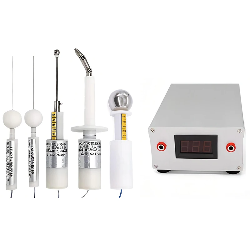 Enclosure protection grade test probe IP40  elbow IP2B  tool IP1X/IP20C/IP3X 