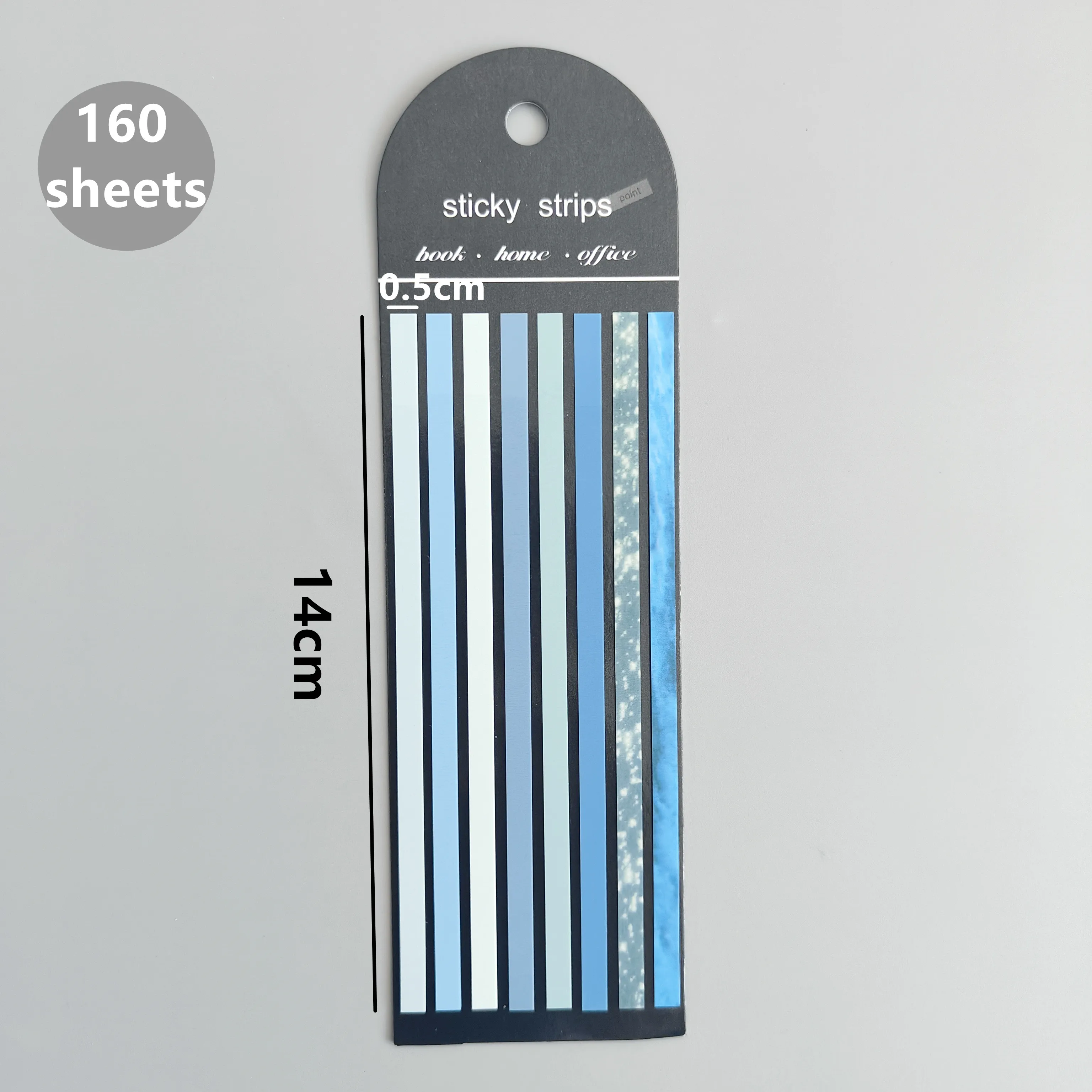 160 Blatt transparente Haft notizen selbst klebende Lese anmerkung für Bücher Notizblock Lesezeichen Notizblock Index Tabs – Detail 3