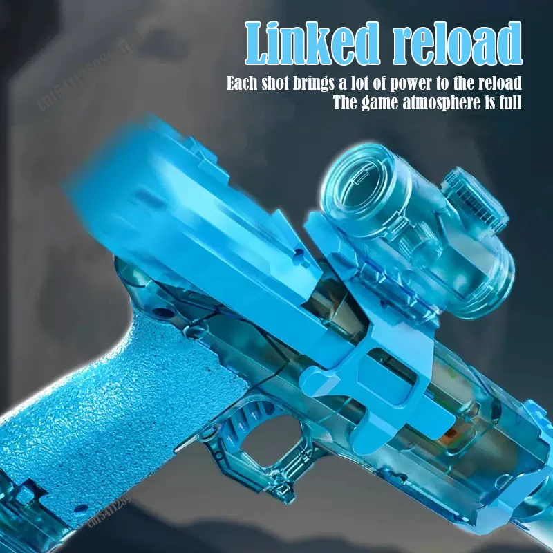 UZI Water Gun Toy Swimming Pool Play Water Adult Shots Games Toy Outdoor Games High Pressure Water Gun Summer Toys for Kid