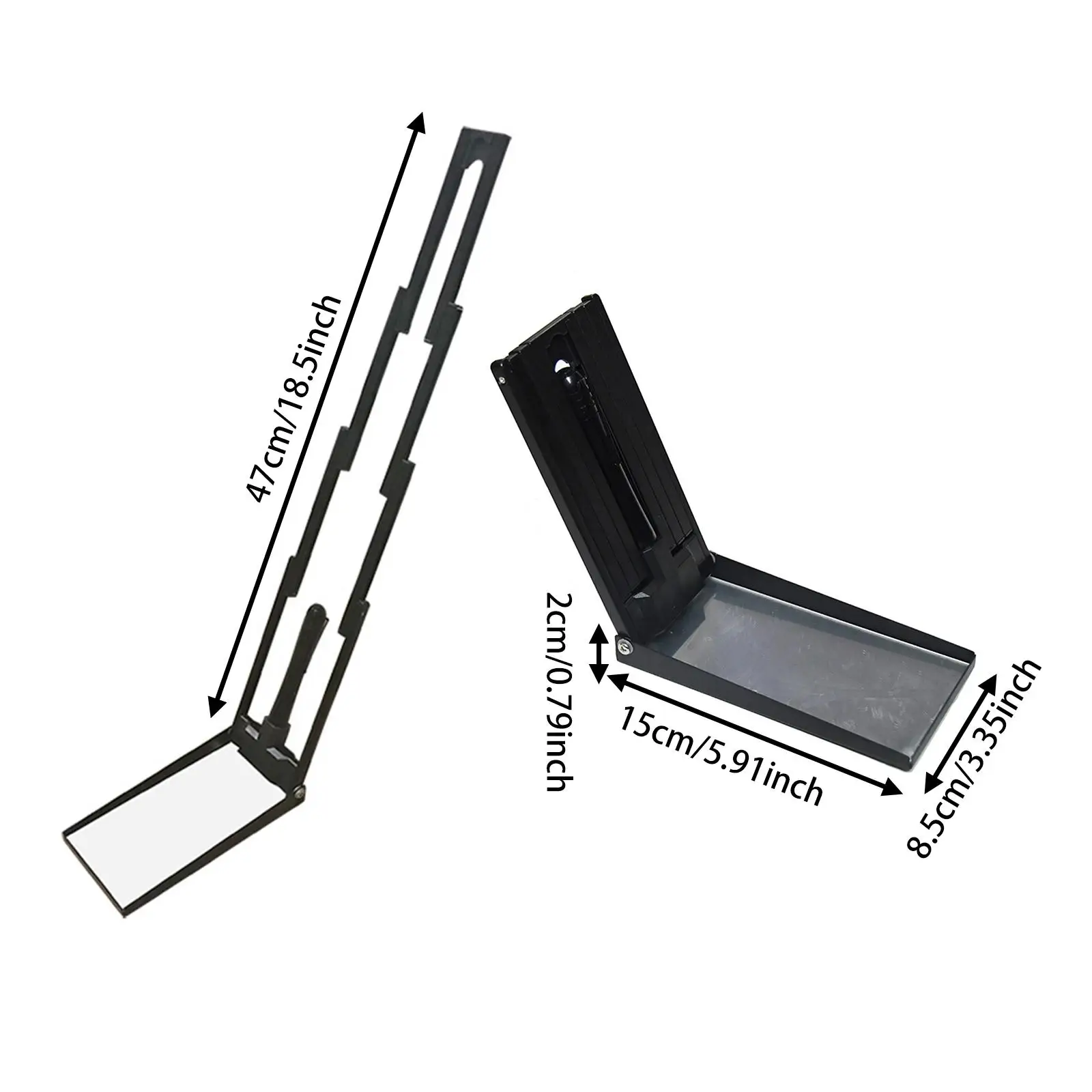 ภายใต้กระจกตรวจสอบยานพาหนะรถบรรทุกพับอลูมิเนียมอัลลอยด์แบบพกพาอุปกรณ์แหล่งกําเนิดแสงในตัวภายใต้กระจกรถยนต์