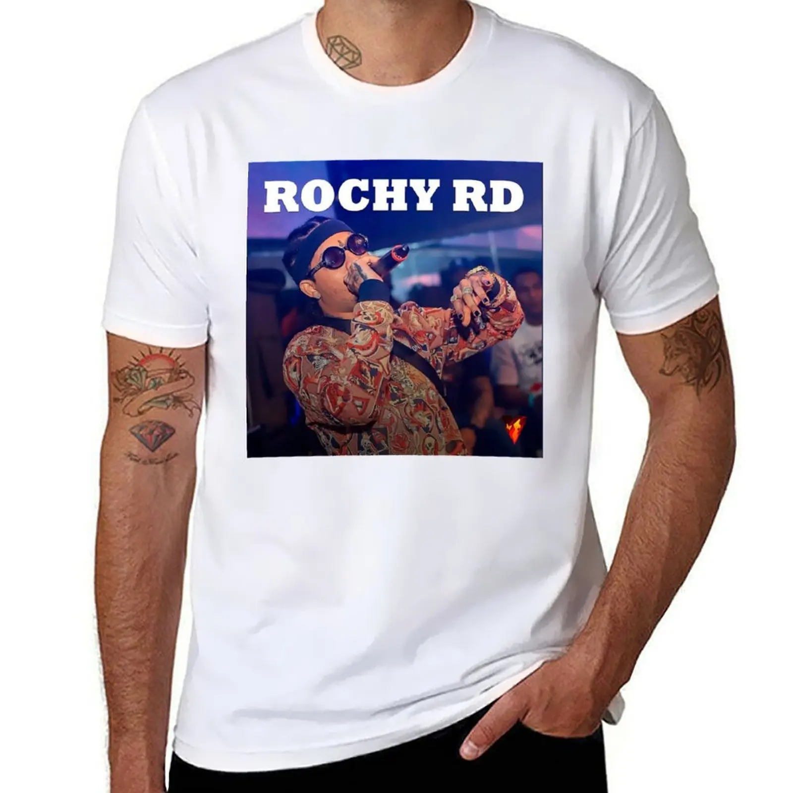 

rochy rd T-Shirt t shirts for man graphic funny anime t shirts oversize T-Shirt