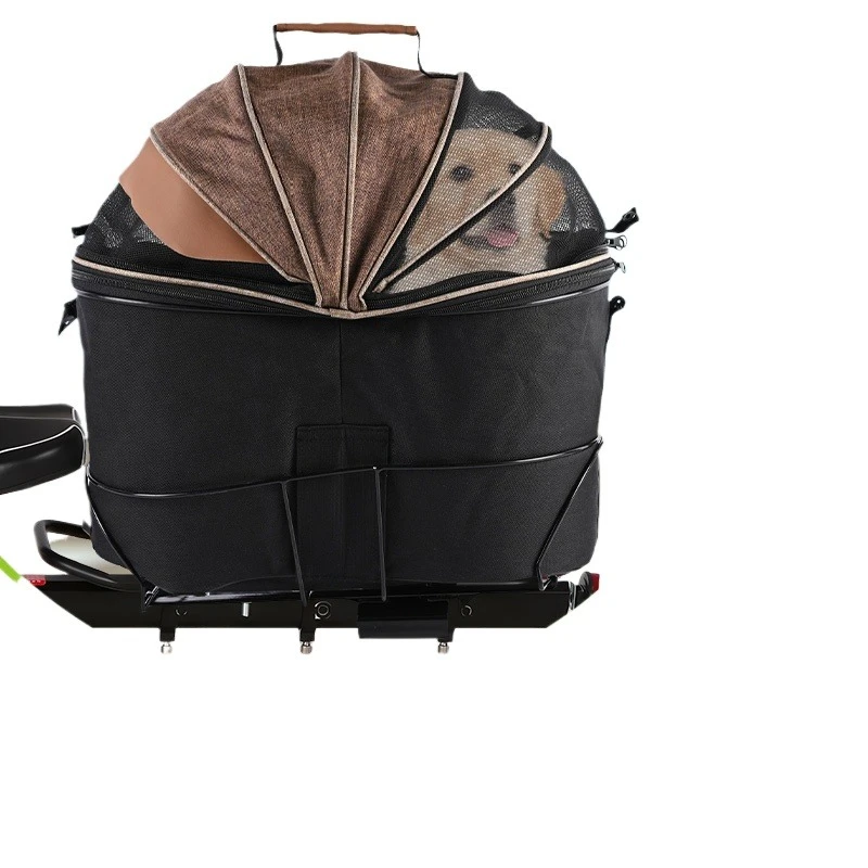 

Dog Bicycle Basket Puppy Car Seat with Front Pocket Puppy Car Seat for Puppies and Pets