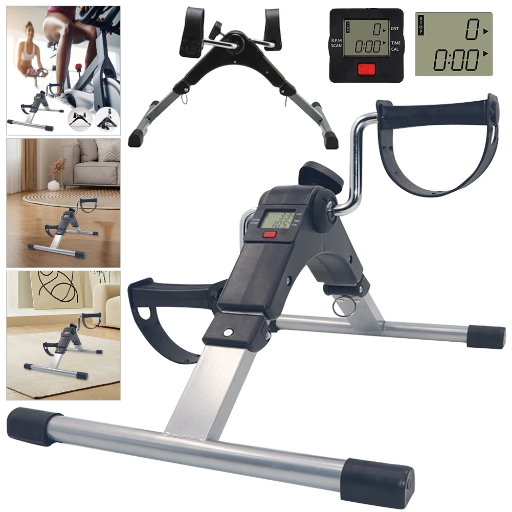 

Hand Leg Trainer with LCD Display Leg Muscle Training Bicycle Adjustable Resistance Multifunctional Home Fitness Equipment
