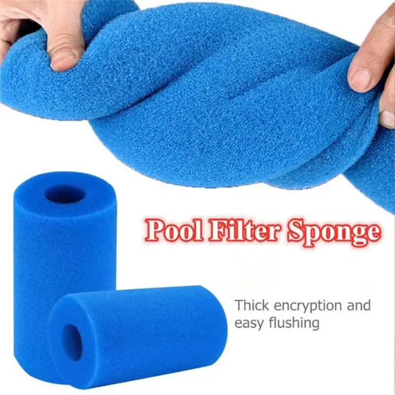 Superior-Reusable Washable Type A Pool Filter Sponge Set(4Pcs) Filtration Foam For Swimming Pools