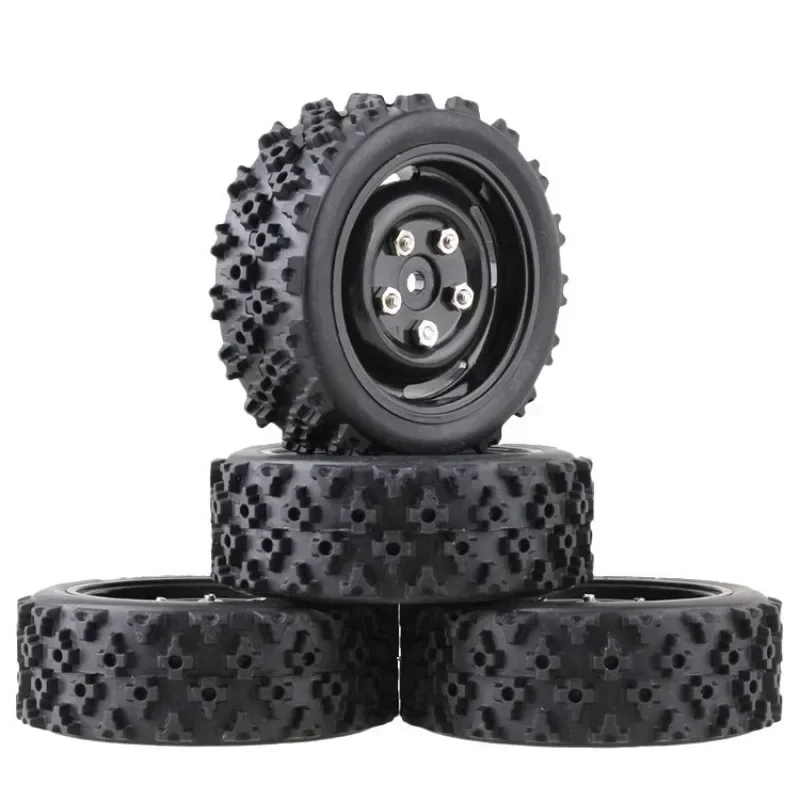 RC Model car 1/10 flat running road racing tire TT01 strong grip and wear-resistant 70MM nylon hub