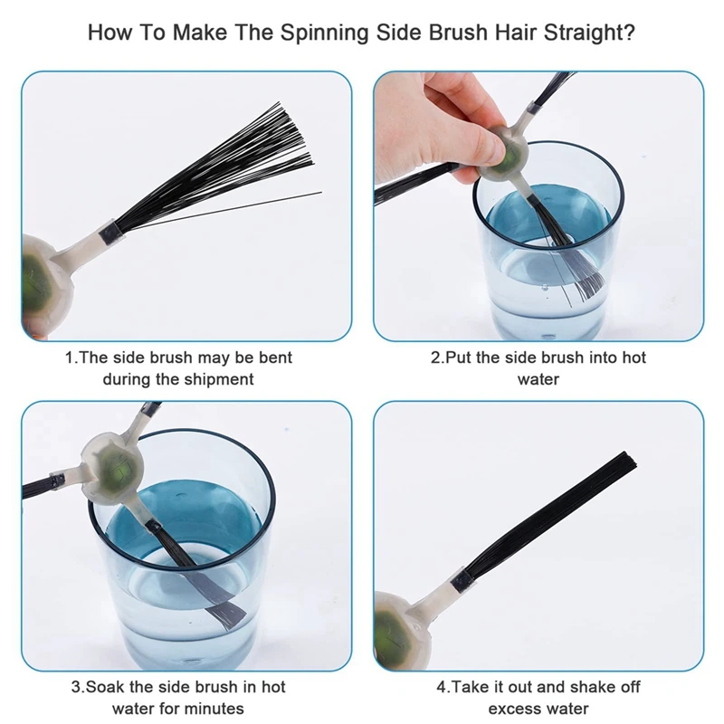 قطع غيار قماش ممسحة فرشاة جانبية لليسار ، M201 ، T800 ، U180 ، F1 ، T700 ، M520 ، M571 ، M301 ، فلتر Hepa