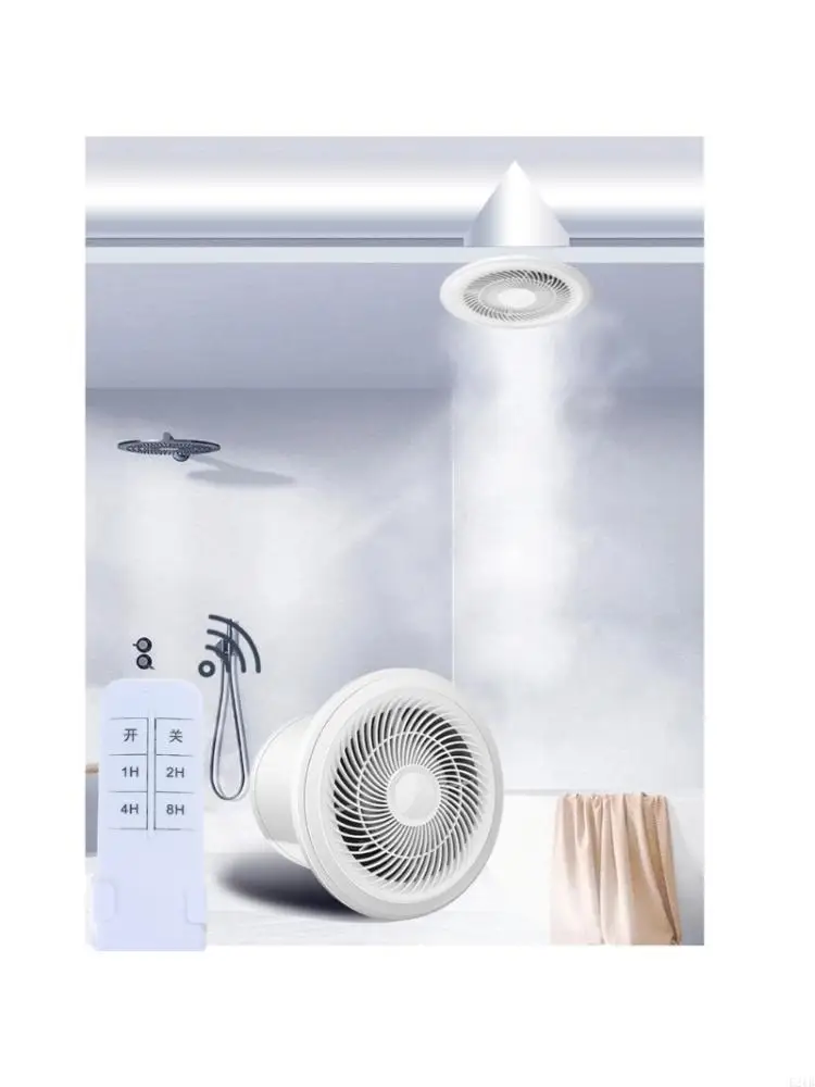 Remote Control Exhaust Fan Kitchen Window Airflows Air Cleaning Fan Enduring 