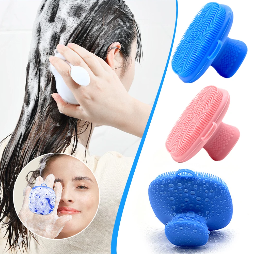 Facial Cleansing Brush Food Grade Silicone Cleaning Tool For Face Exfoliating Face Brush Portable Beauty Skin Care Tools