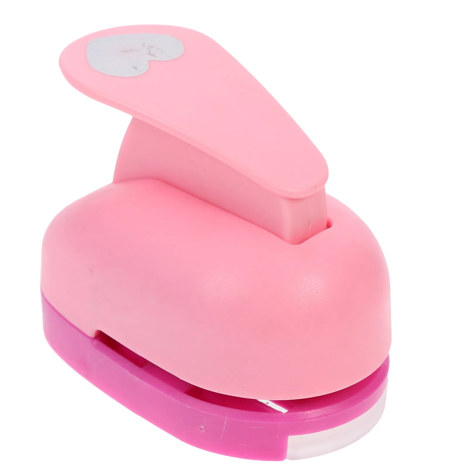 Manual Craft Paper Punch Press Plastic Portable DIY Hole Puncher for Scrapbook Card Design Paper Punch Lovely Shape Puncher