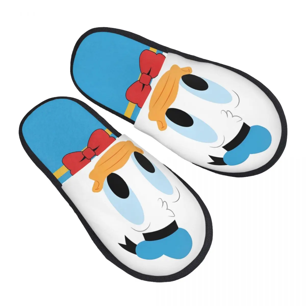 

Custom Donald Duck House Slippers Women Soft Memory Foam Cute Duck Slip On Spa Slipper Shoes