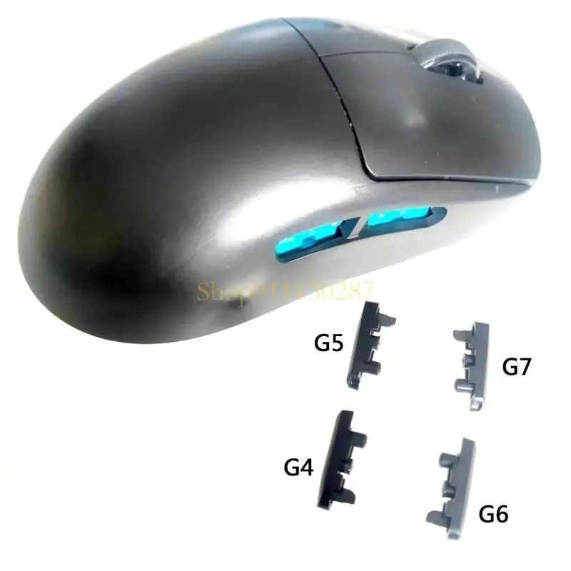 j1hc المفاتيح الجانبية أزرار الماوس G6 G7 لـ GPRO- اللاسلكي ألعاب الماوس انقر فوق غطاء