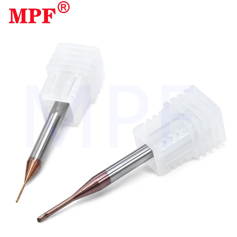 R0.5/R0.75/R1.5 Deep Groove Alloy Ball Milling Cutter Avoiding Long Neck Cutting Lengthening CNC 2F Deep Hole Steel For Metal