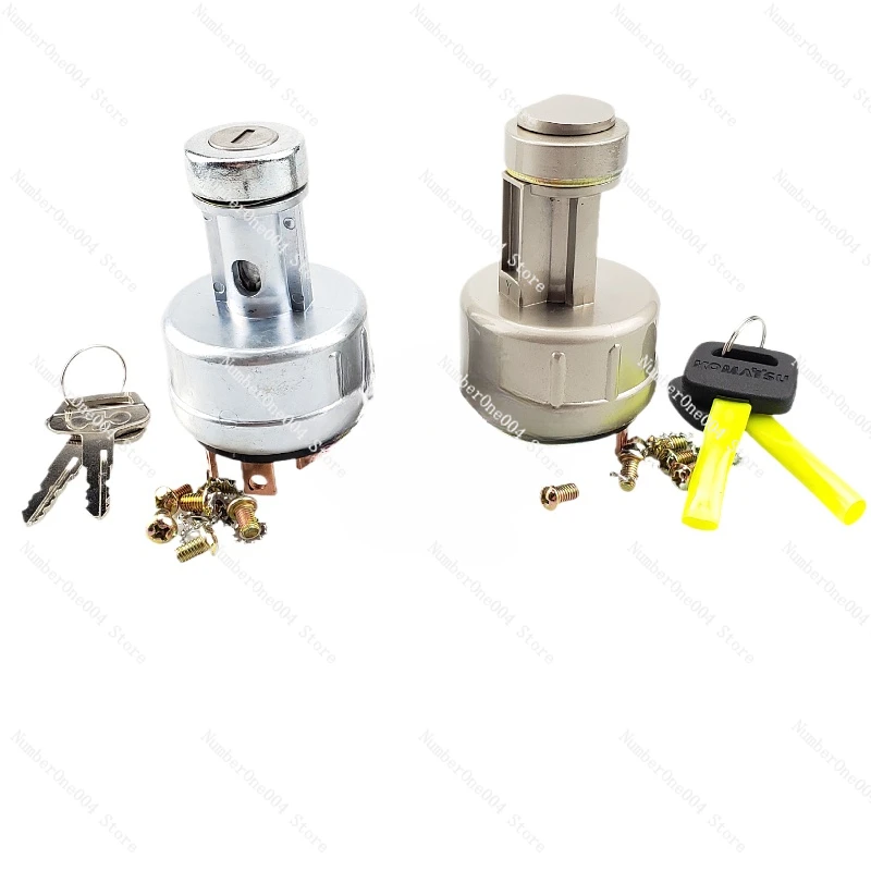 Applicable to  Excavator Parts PC60 120 200 220-6-7 -8 Start Ignition Switch Electric Door Lock