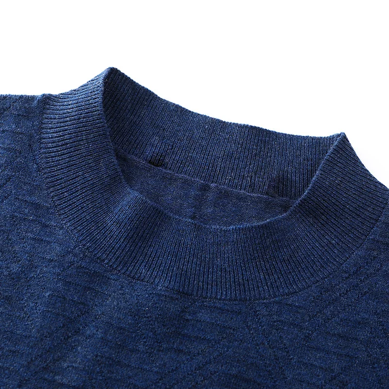 Faionable Casual round Ne Long Sve Knitted Sweater for Men Spring 2025 Versatile Comfortable Breathable Youthful Sle