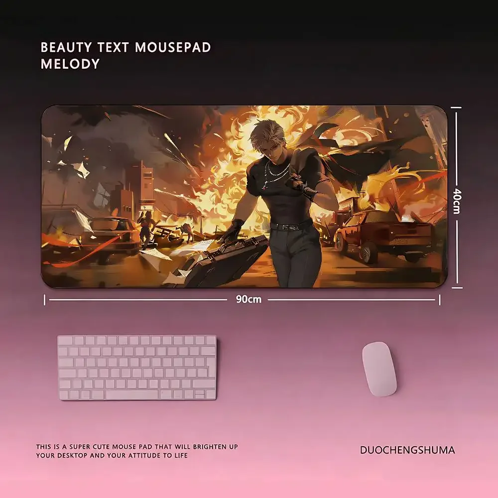 Cool-Sylus Mouse Pad Computer Mat Deskpad Laptop Keyboard Mat Office Large Landscape Mousepad