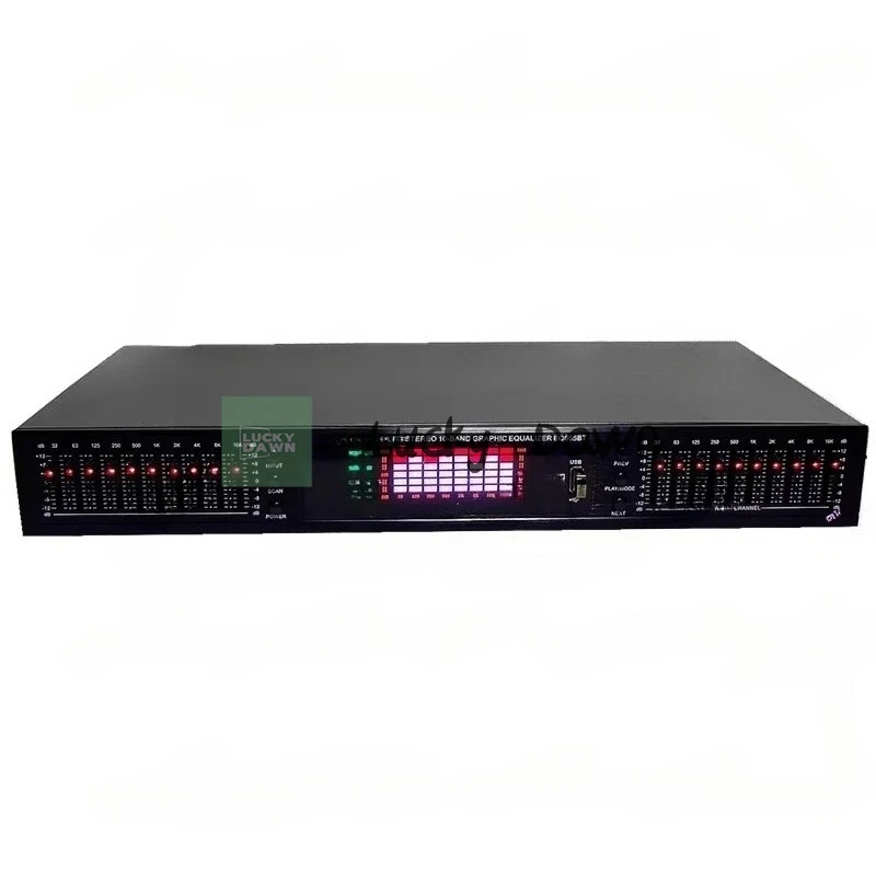 

220V EQ665 Equalizer Hifi Home EQ Equalizer Dual 10 BAND Stereo Treble Alto Bass Regulation With Built-in Bluetooth New