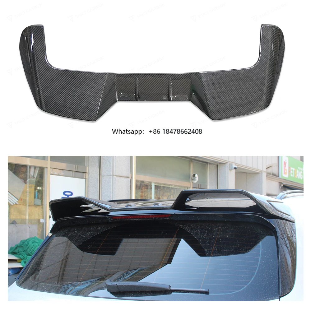 ODM/OEM 100% Dry Carbon Fiber Upper Universal Rear Spoiler Wing Trunk Spoiler for Cars for X5 G05 Rear Wing