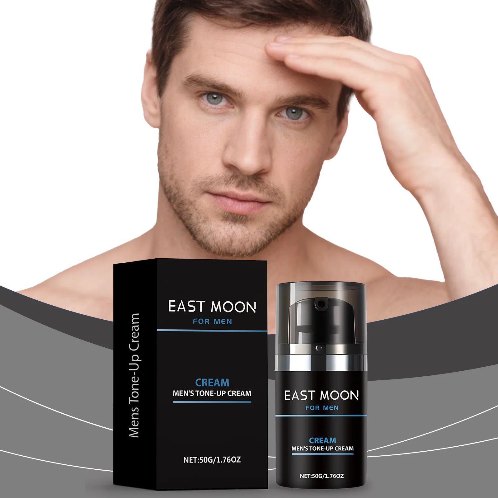 Crema correctora para hombres, nutritiva, iluminadora, respetuosa con la piel, oculta Natural, hidratación fresca, mejora la opacidad y la fatiga