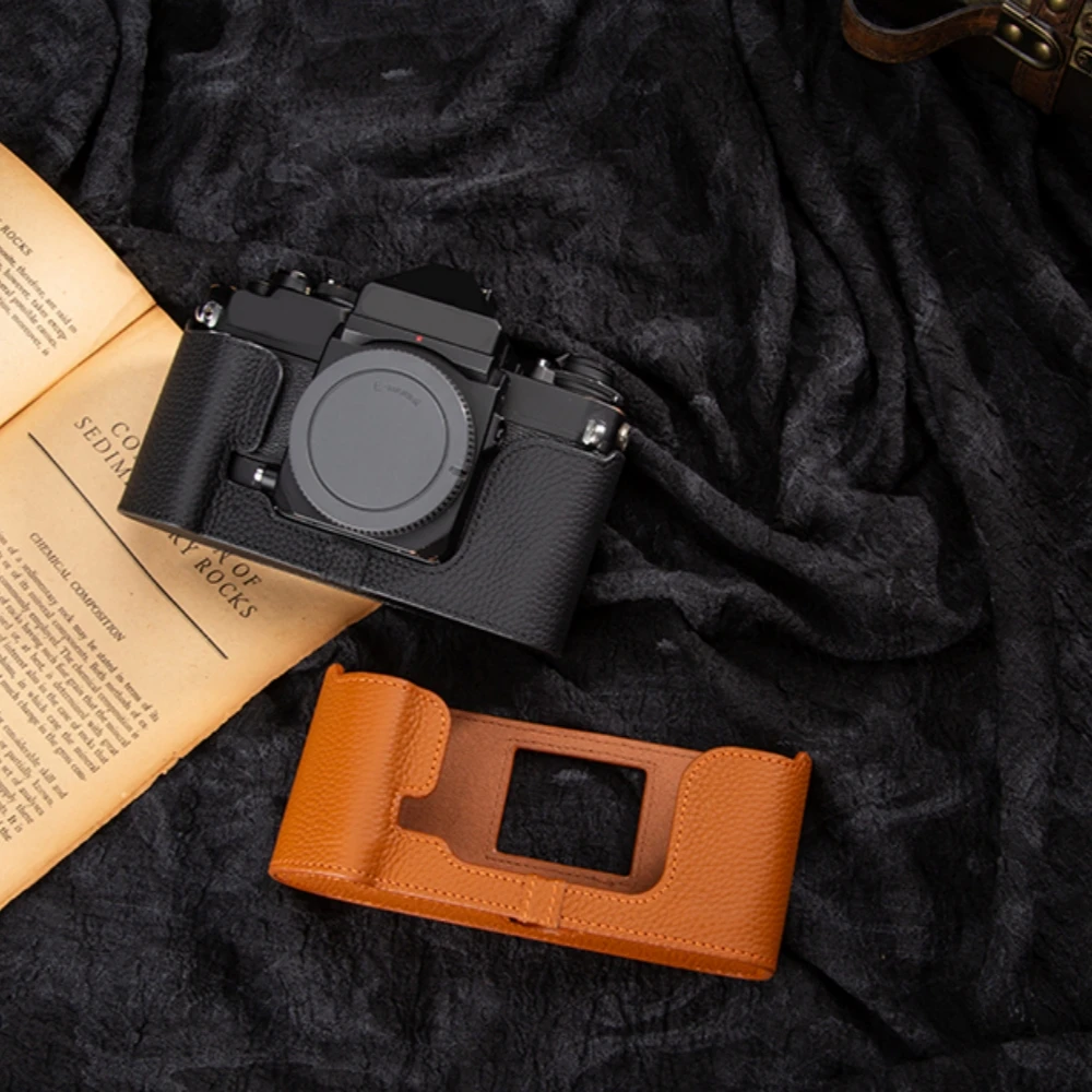 

F1 Protective Cover Bag F1 Bag Cover Genuine Leather Camera Half Case Bag For Canon F1 F-1 Case Leather F-1 Camera Bag