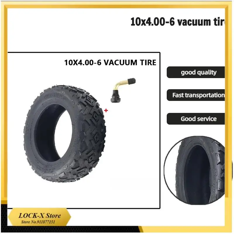 

10X4.00-6 вакуумная шина для электрического скейтборда, баланса, пляжного велосипеда, толстая шина
