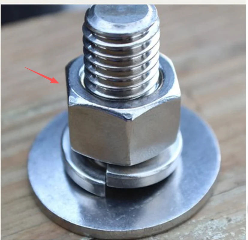 Hot Sale 316 Stainless Steel Hex Nut Screw Bolts DIN934 M3 M4 M5 M6 M8 M10 M12 A4 Metric Threaded Hexagonal Metal Fasteners Nuts