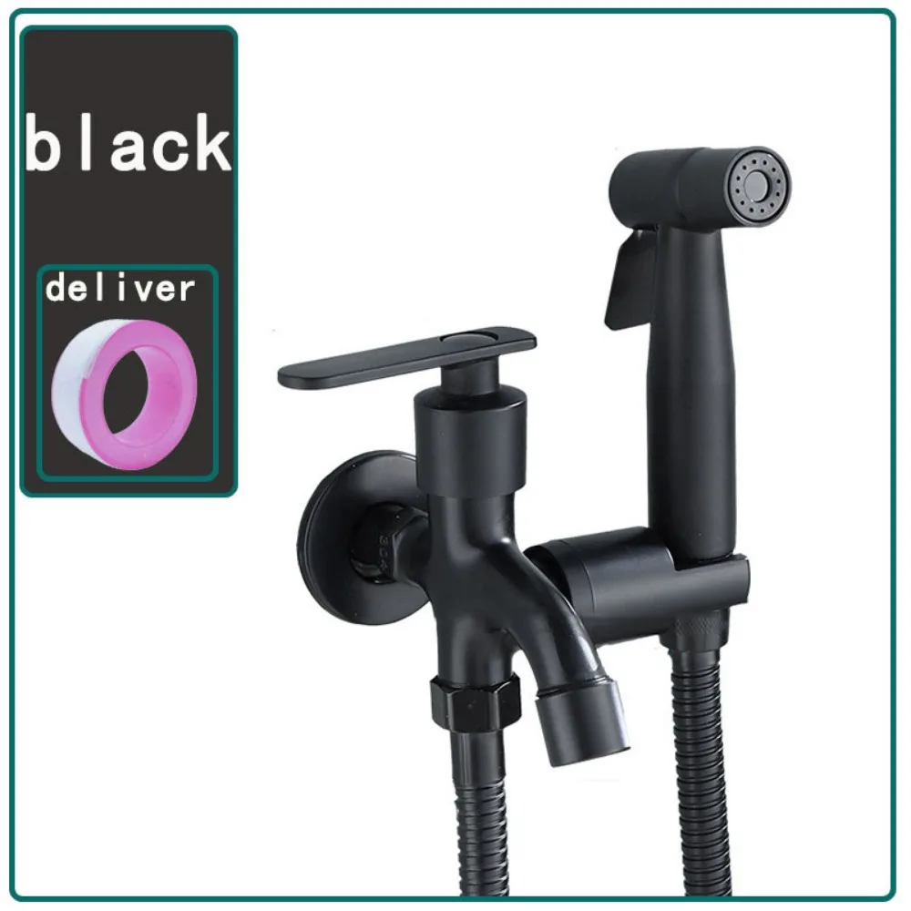 

G1/2 Interface Bathroom Showerhead Set 1 in 2 Out Two Way One-Key Stop Handheld Shower Hand Water Saving High Pressure