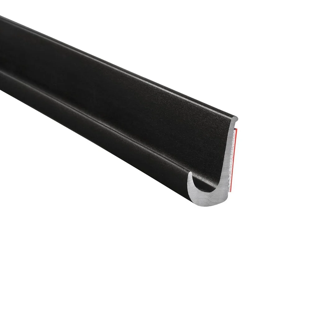 J Shaped Rain Gutter TPE Self Adhesives Drip Rail Car Van RV Boat Strip 2.2 Cm Height 1.4 Cm Width Cut To Fit Weather Seal