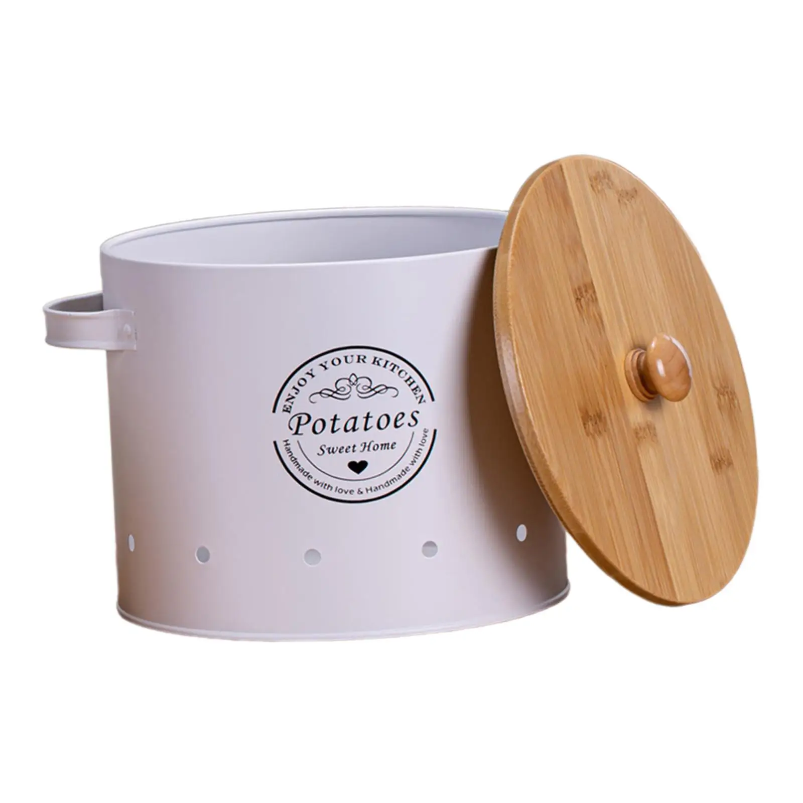 Potato Onion Bin Kitchen Canister Kitchen Organization Food Storage Container Veggies Jars Pot for Countertop Farmhouse Decor