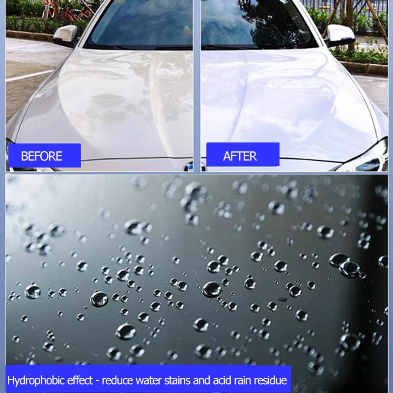 Dpro 9H Ceramic Car Coating Liquid Glass Waterproof Nano Ceramics Paint Care Anti-scratch Hydrophobic Car Detailing Polish Kit